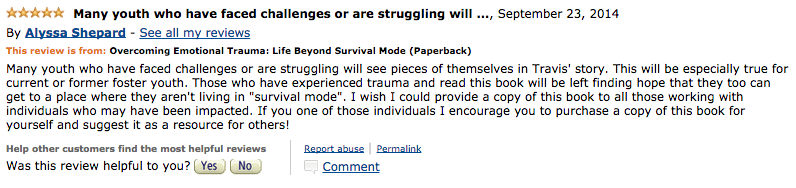 Review of Overcoming Emotional Trauma